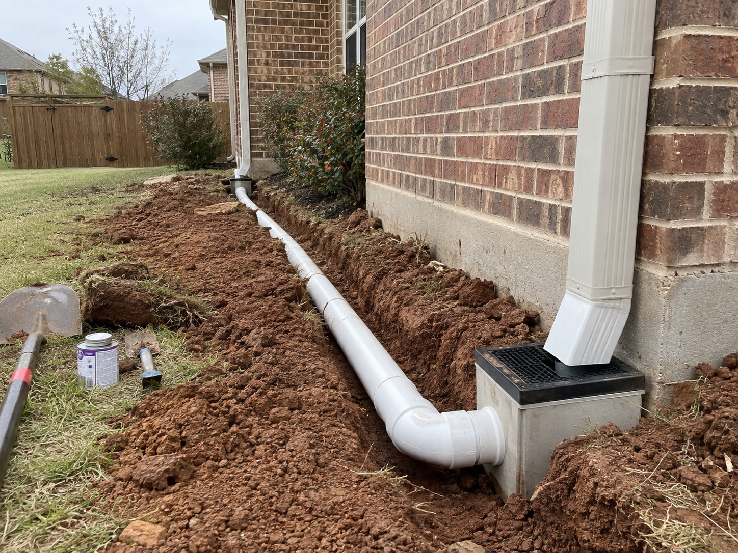 Water-management installation